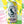 Party Shirt Hazy Pale 375mL can on tropical artwork background
